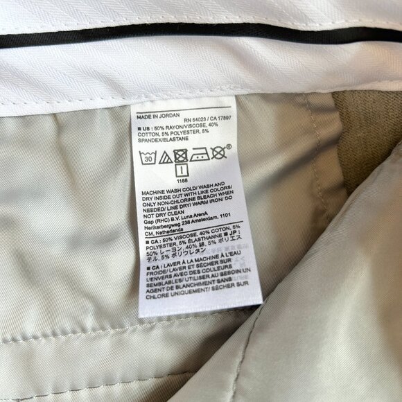 Banana Republic High Rise Dark Gray Sloan Pants Business Casual Trousers 4 NWT - Picture 5 of 11